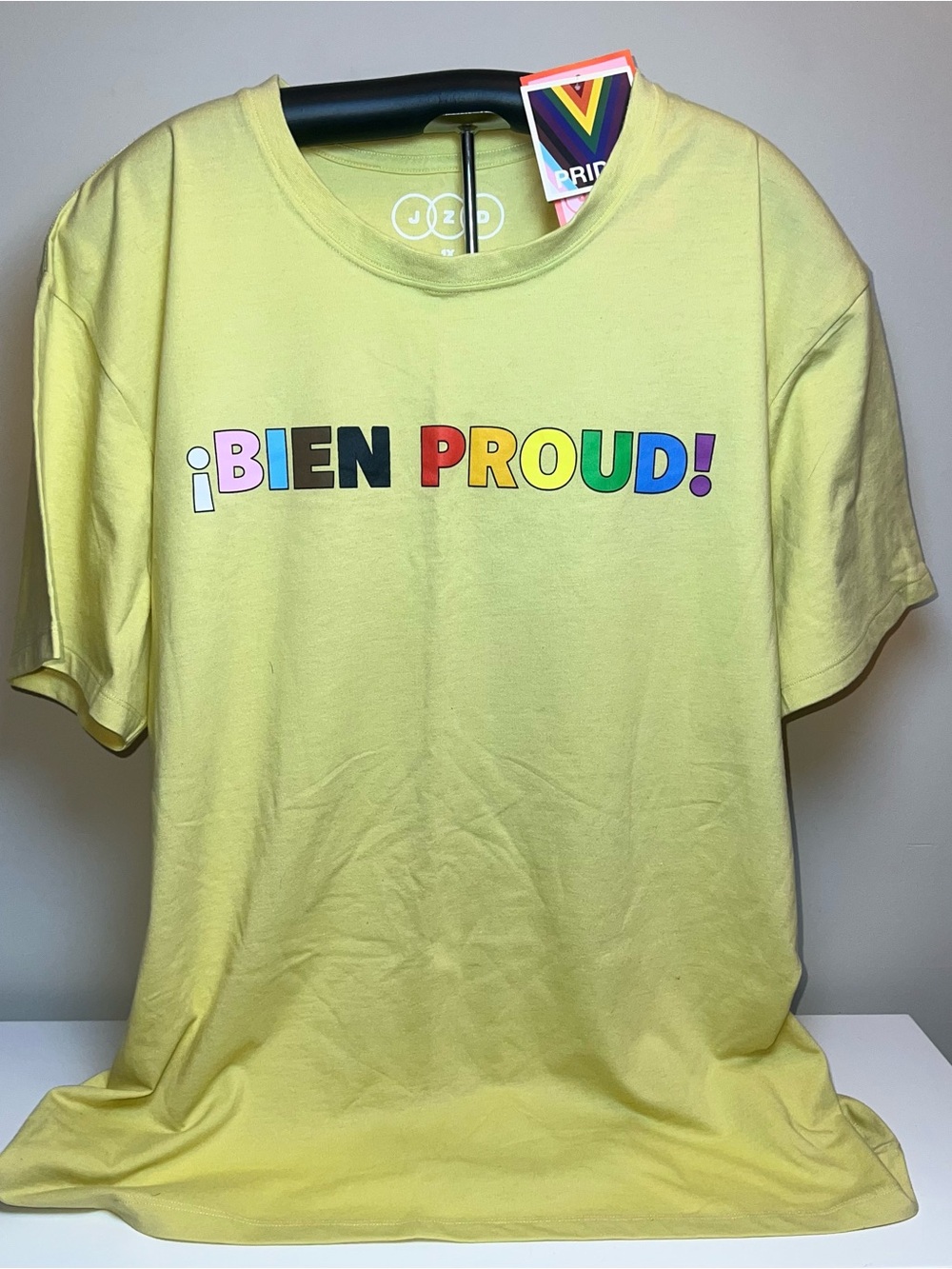 Target Pride "¡BIEN PROUD!" Yellow Graphic Tee